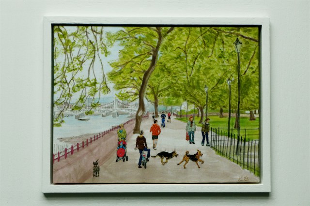 A Spring In Their Step At Battersea Park